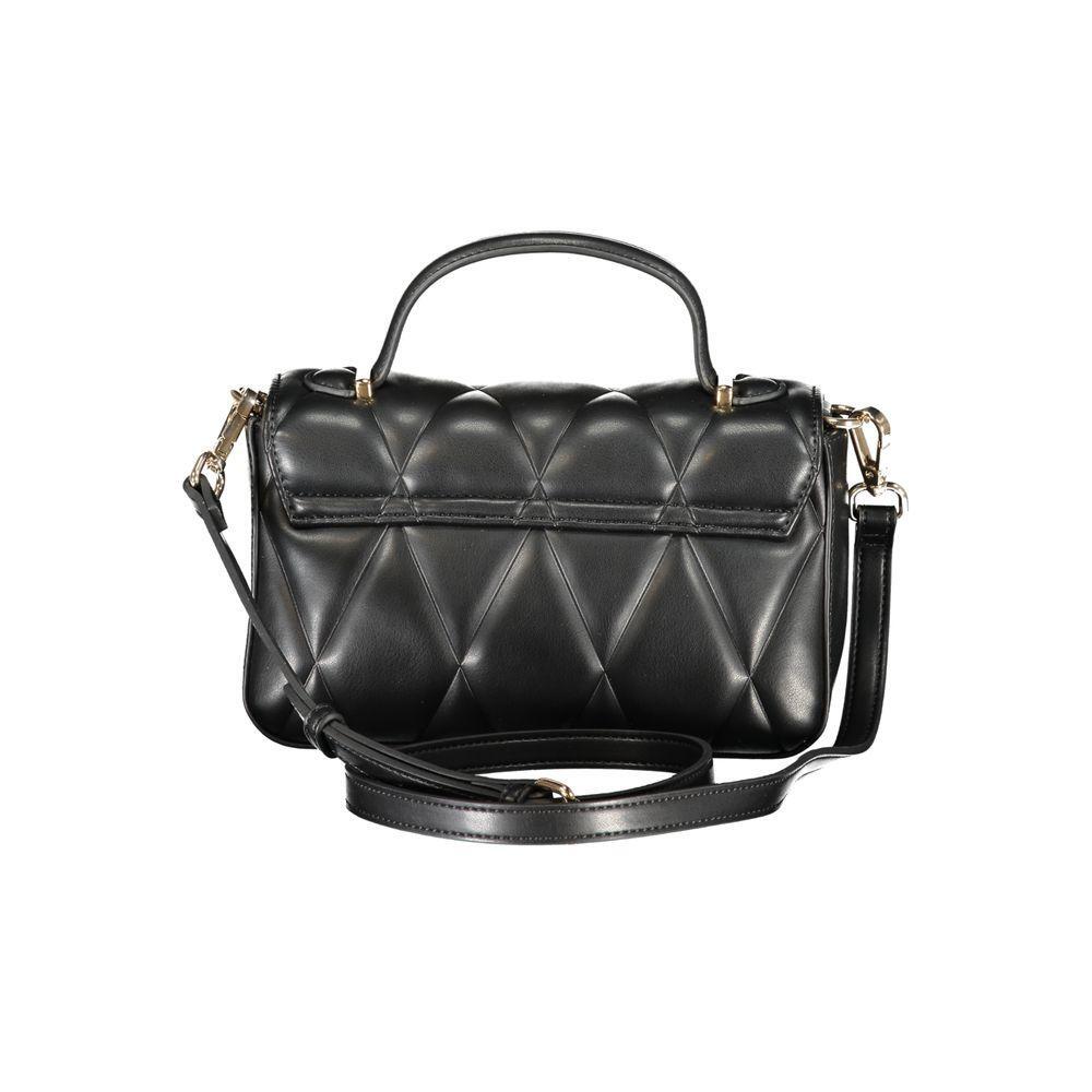 Front view with bag zipped and handles upright.