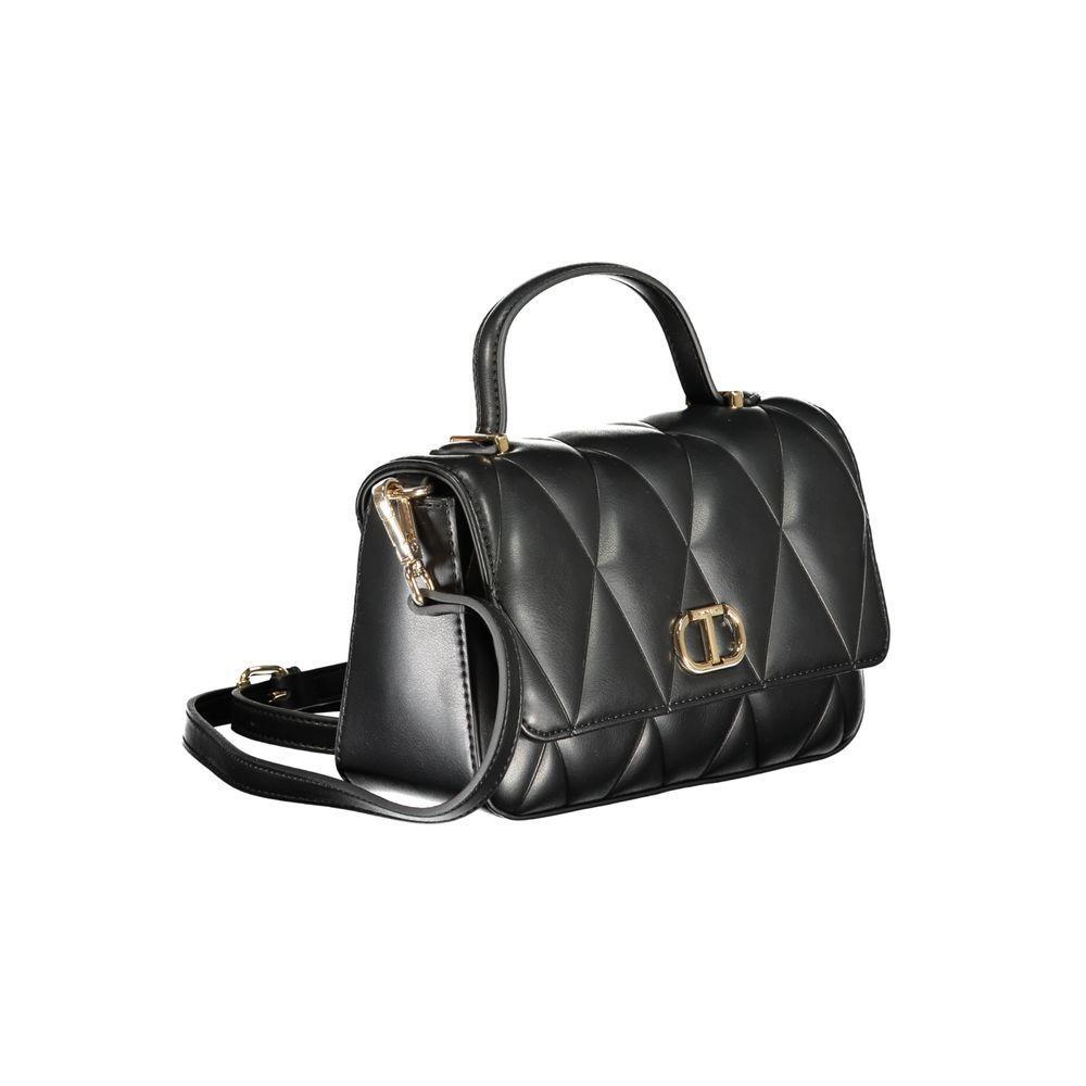 Front view with bag zipped and handles upright.