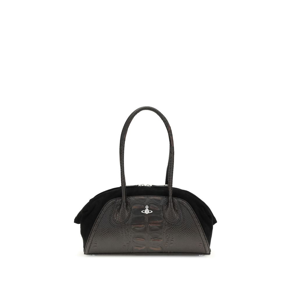 Front view with bag zipped and handles upright.
