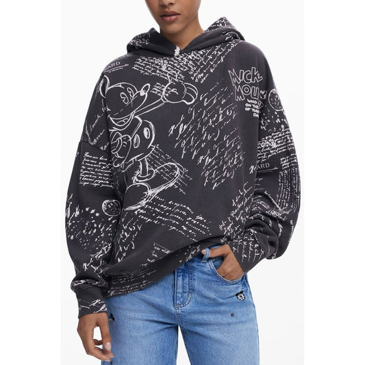Desigual Black Cotton Women Sweater DE-39741-S