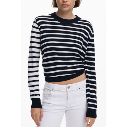 Desigual Black Wool Sweater