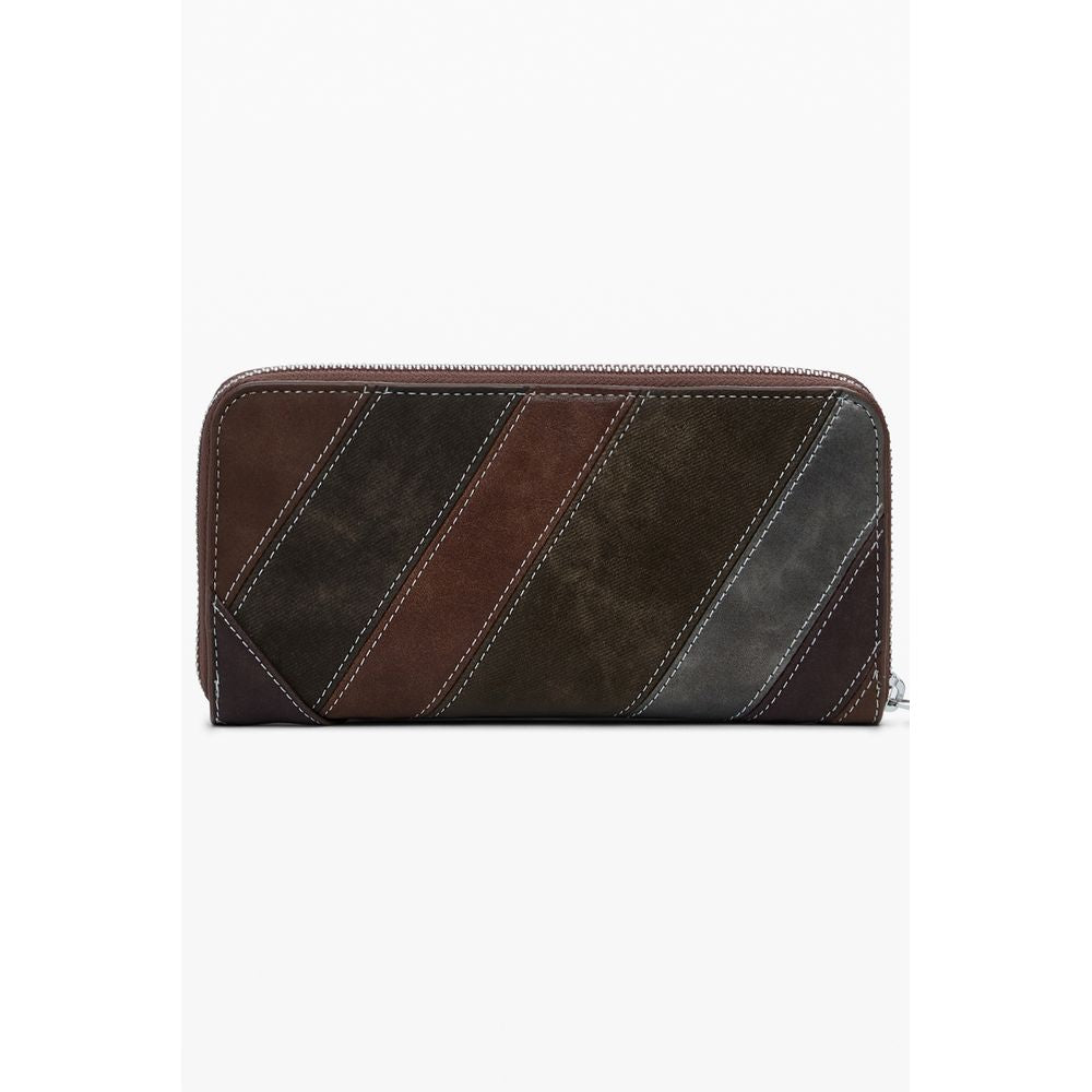Front view with bag zipped and handles upright.