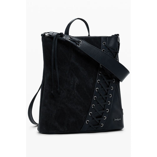 Desigual Black Polyethylene Women Backpack DE-39801