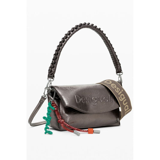 Desigual Bronze Polyethylene Women Handbag DE-39802