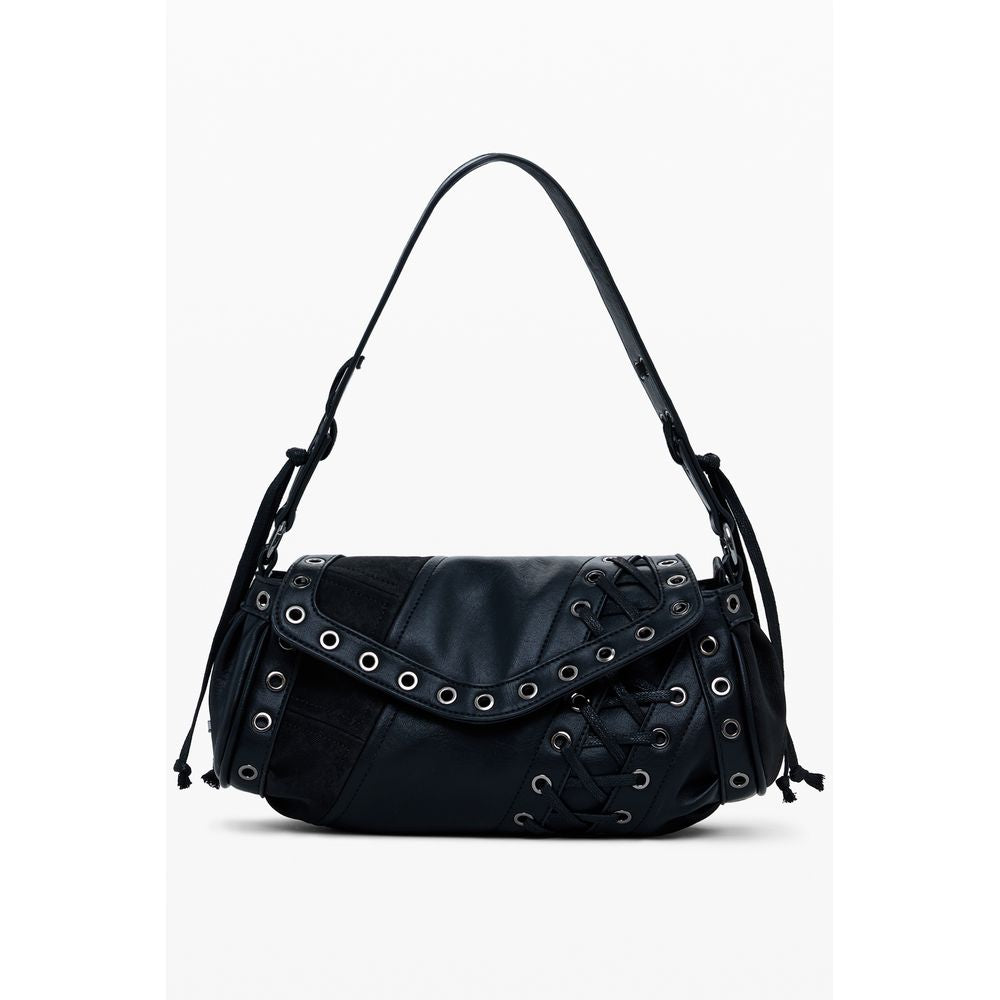 Front view with bag zipped and handles upright.