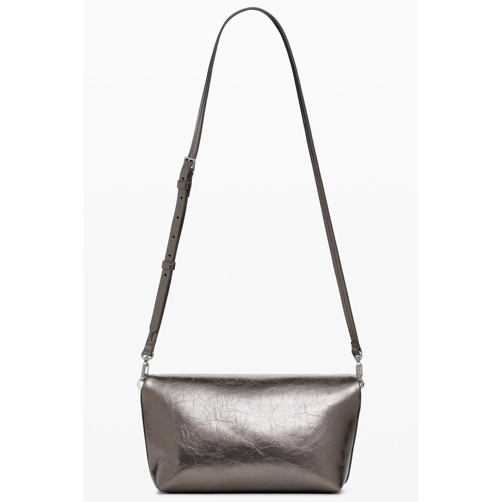 Front view with bag zipped and handles upright.