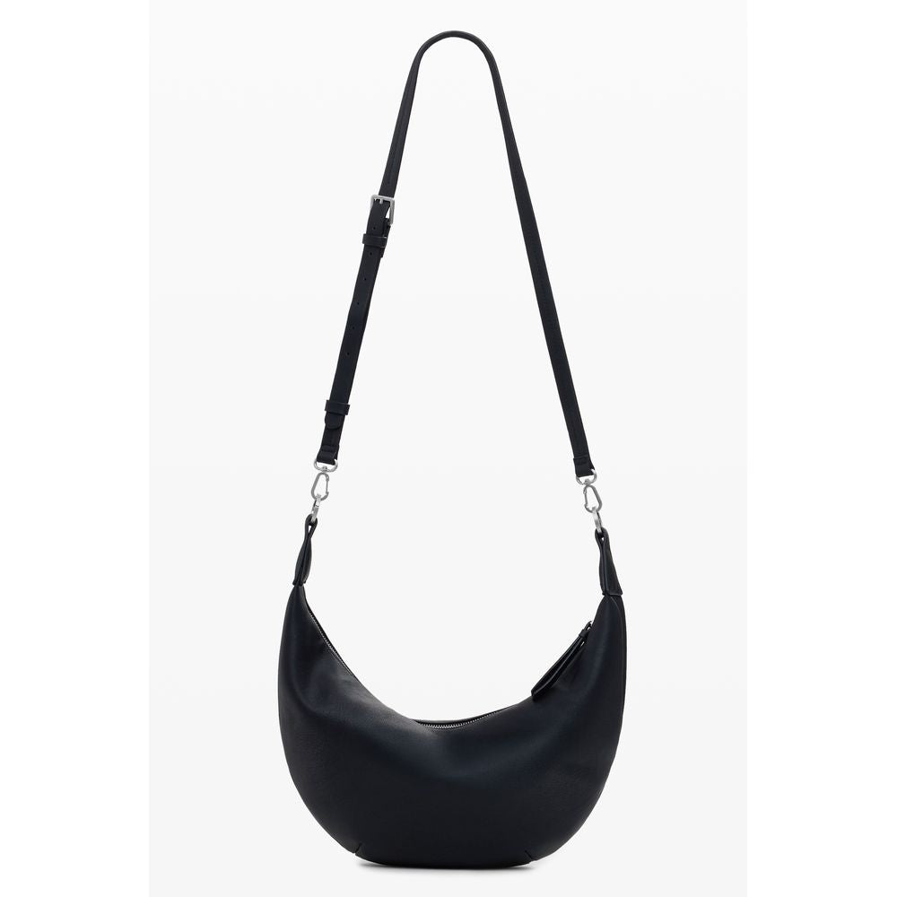 Front view with bag zipped and handles upright.