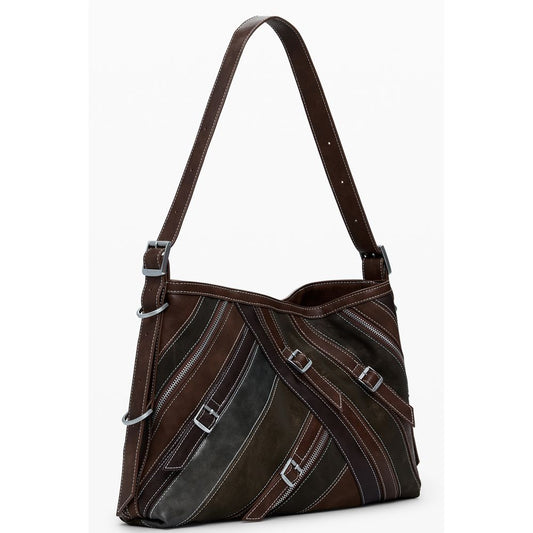 Desigual Brown Polyethylene Women Handbag DE-39808