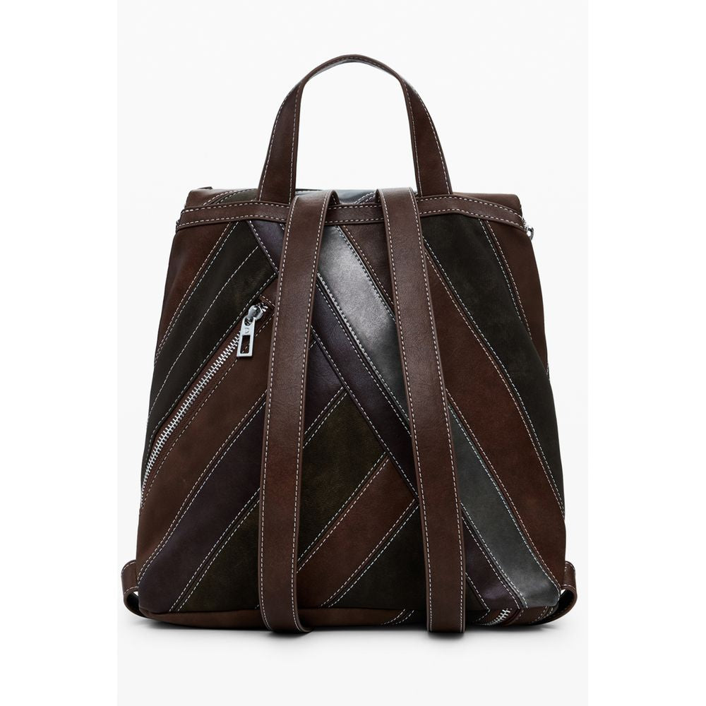 Front view with bag zipped and handles upright.