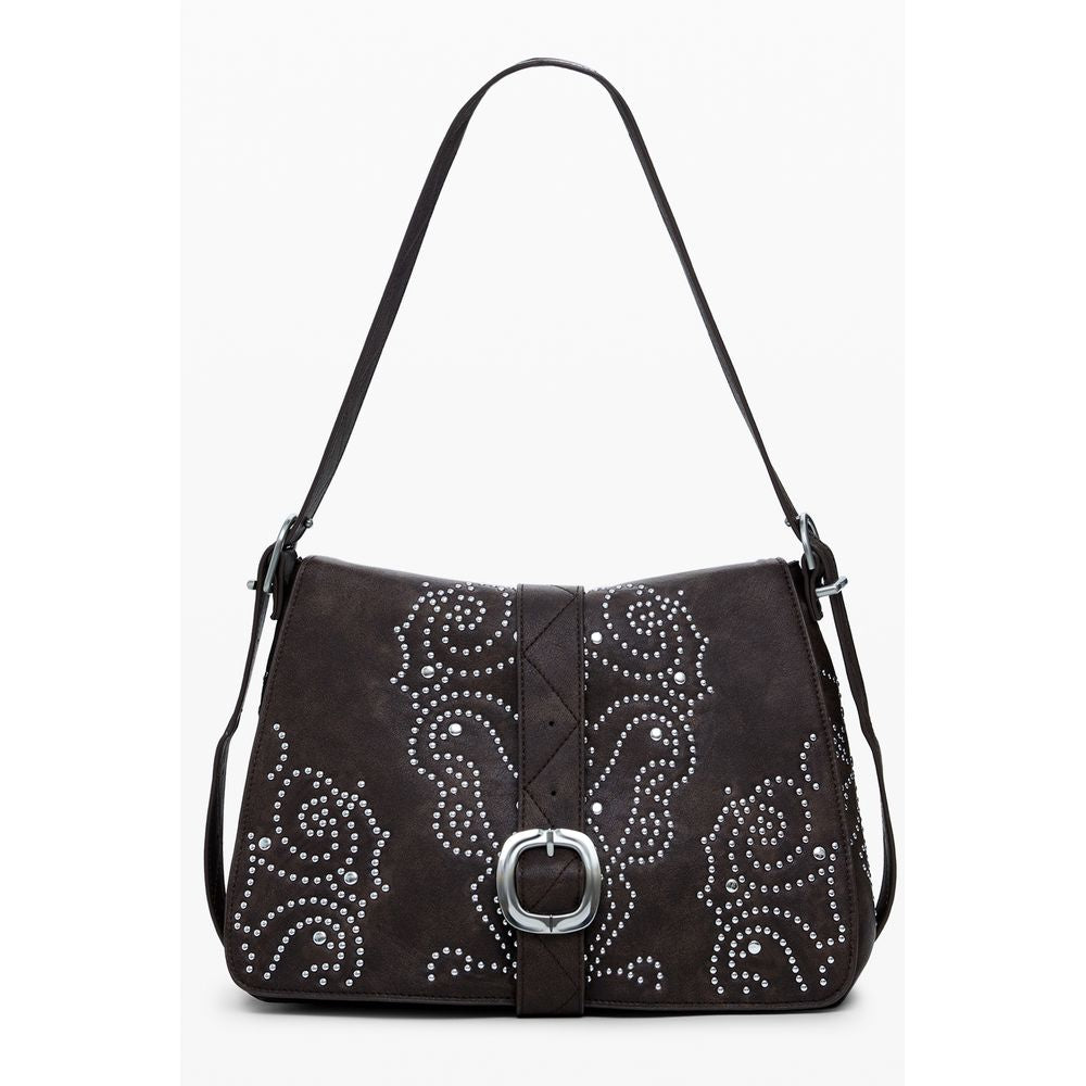 Front view with bag zipped and handles upright.