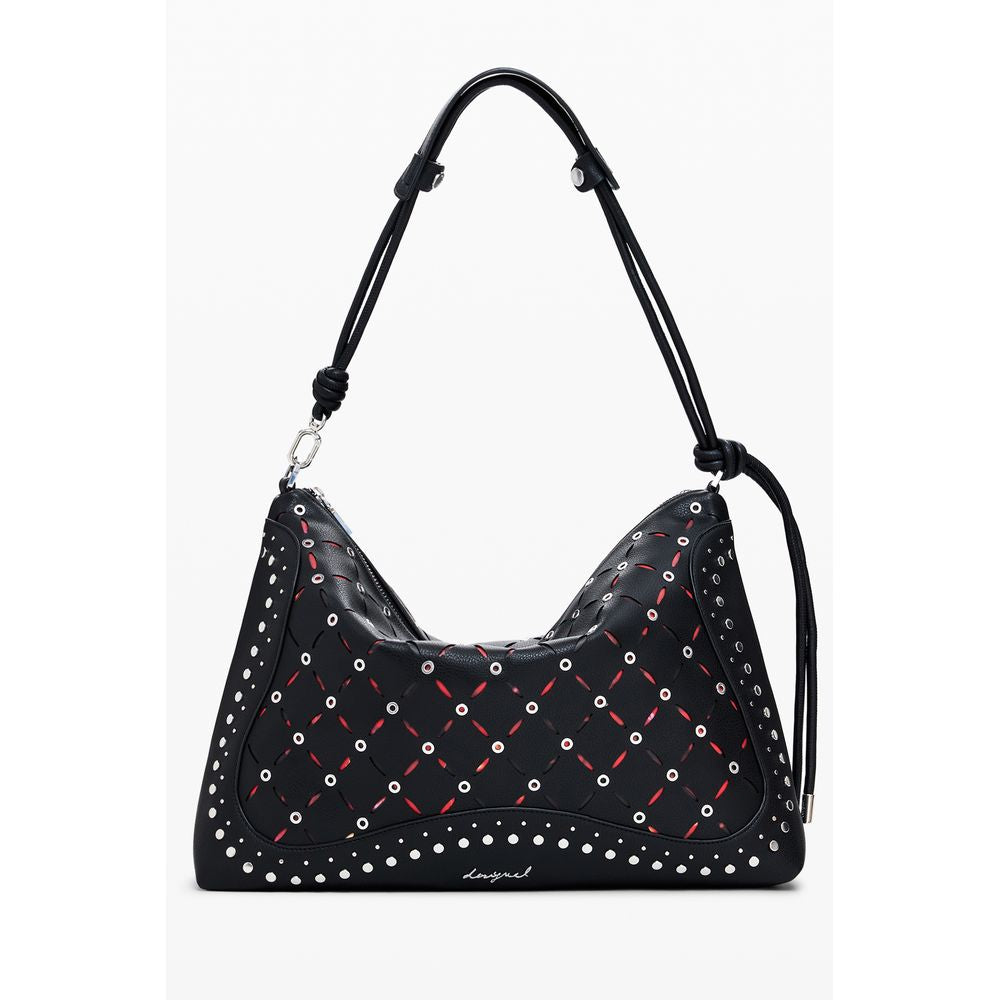 Front view with bag zipped and handles upright.