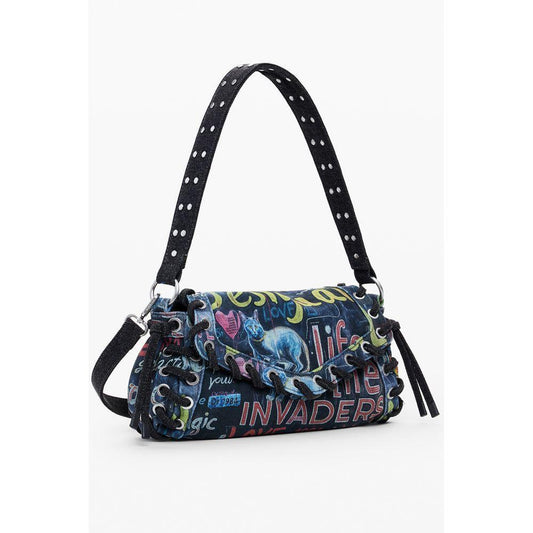 Desigual Blue Cotton Women Handbag DE-39833