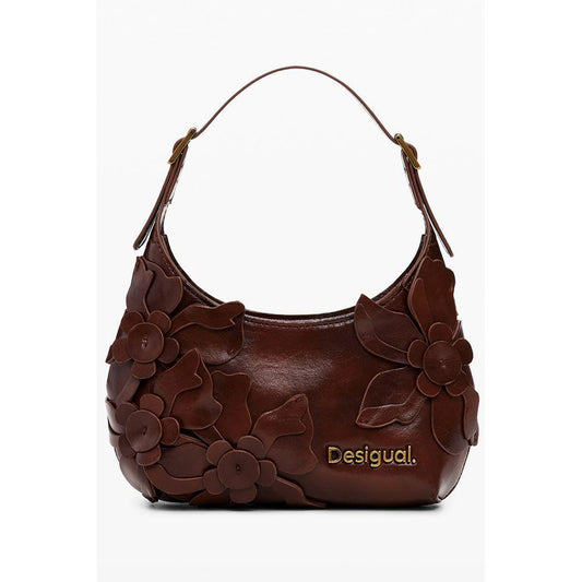 Desigual Brown Polyethylene Women Handbag DE-39834