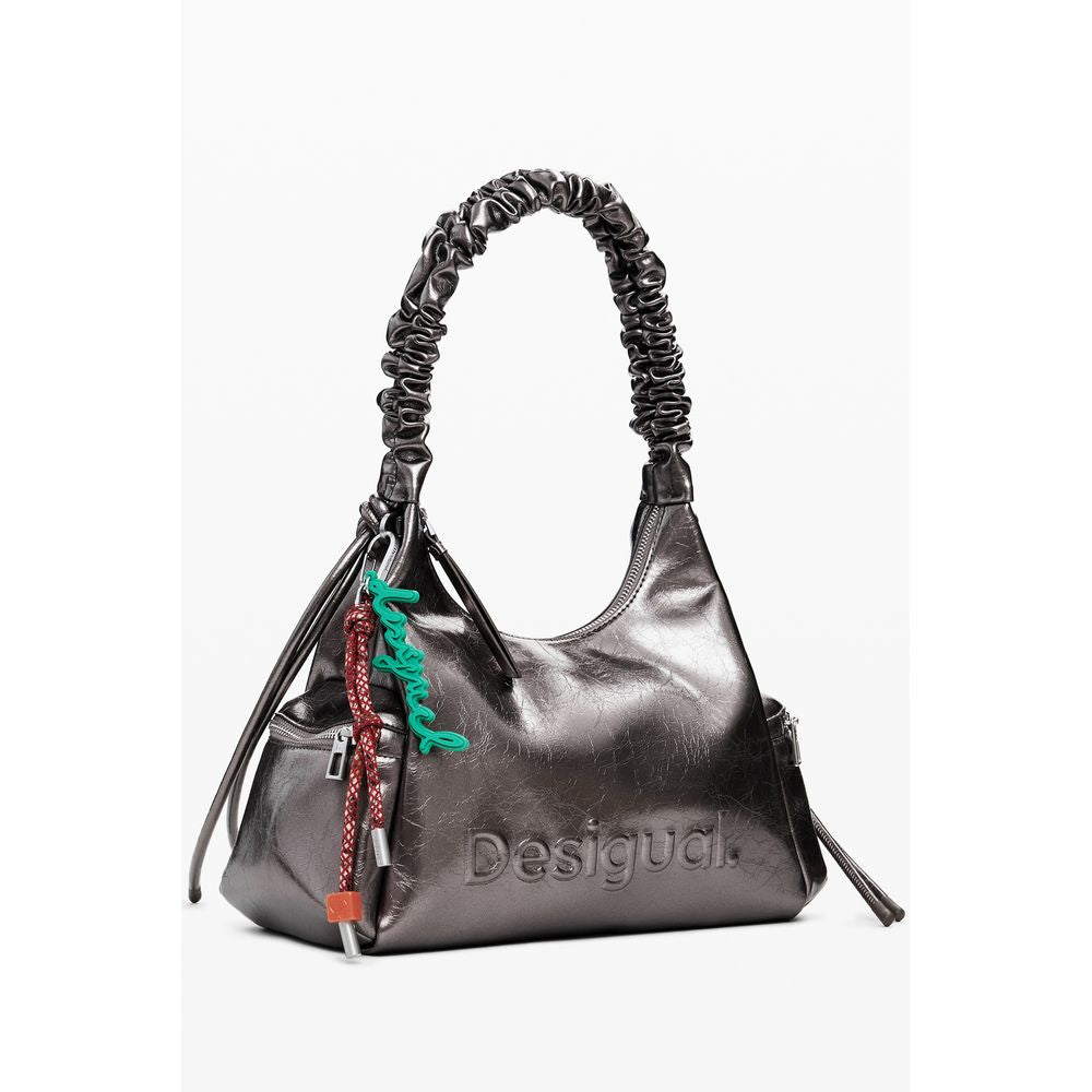 Front view with bag zipped and handles upright.