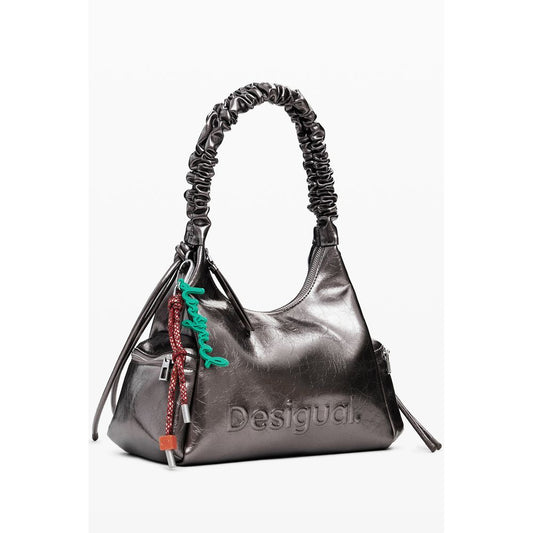 Desigual Bronze Polyethylene Women Handbag DE-39836