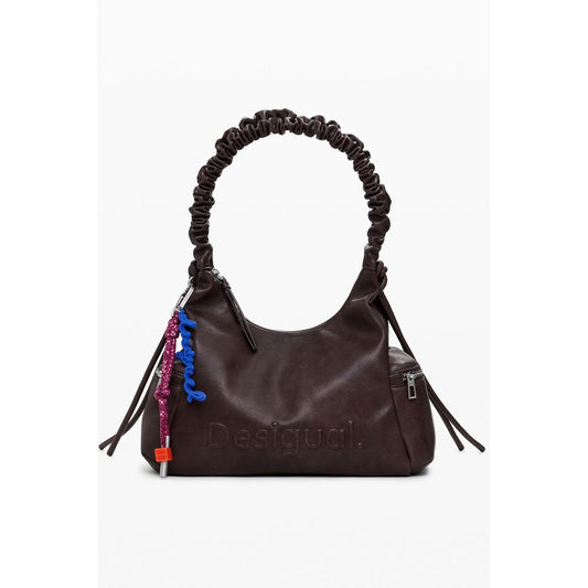 Desigual Brown Polyethylene Women Handbag DE-39839