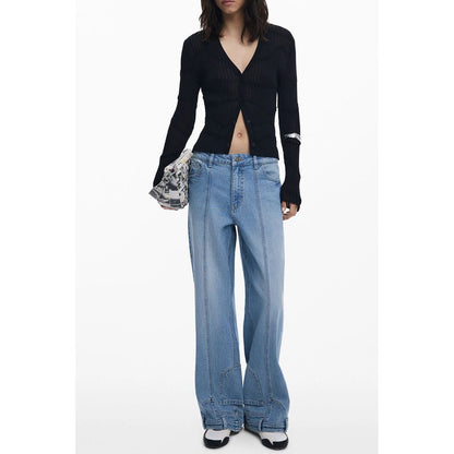 Desigual Black Viscose Sweater