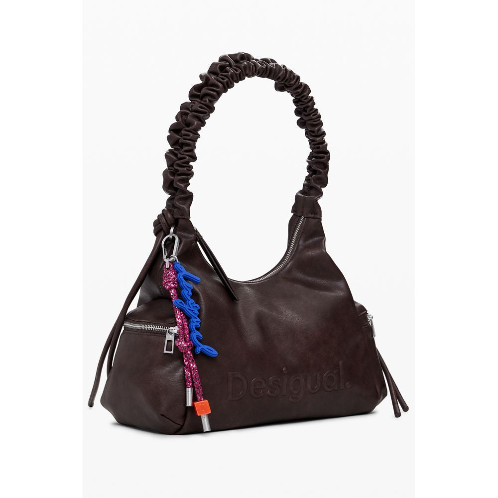 Front view with bag zipped and handles upright.