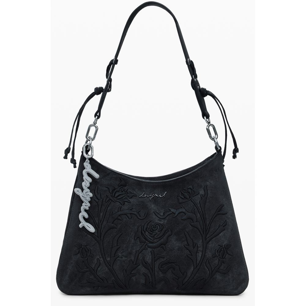 Front view with bag zipped and handles upright.