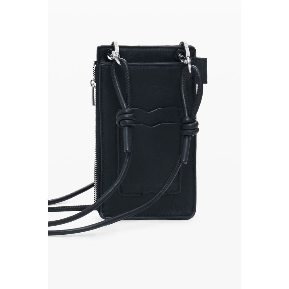 Front view with bag zipped and handles upright.
