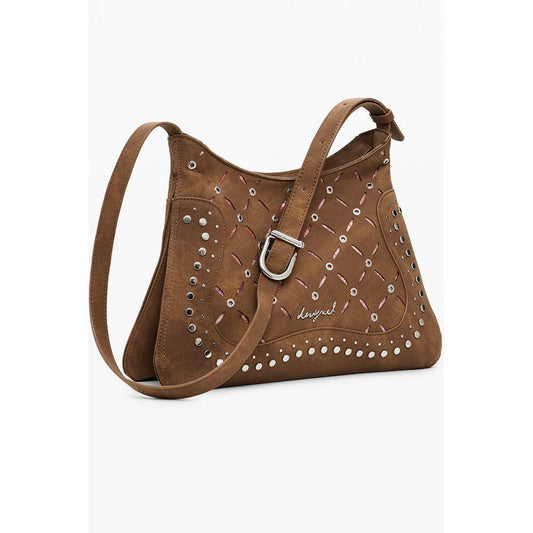 Desigual Brown Polyethylene Women Handbag DE-39862