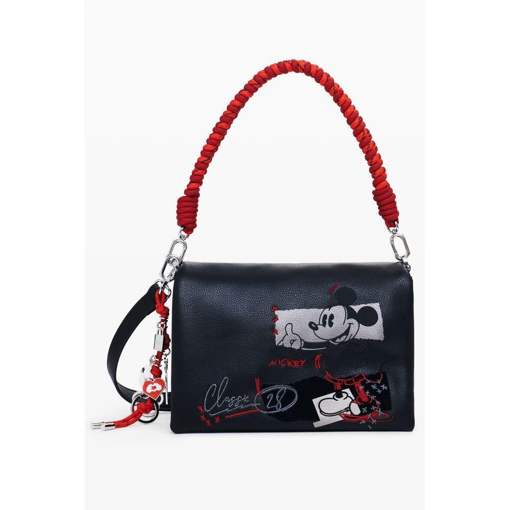 Front view with bag zipped and handles upright.