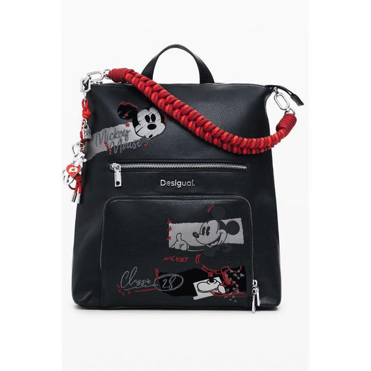 Desigual Black Polyethylene Women Backpack DE-39866