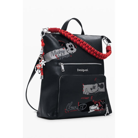 Desigual Black Polyethylene Women Backpack DE-39866