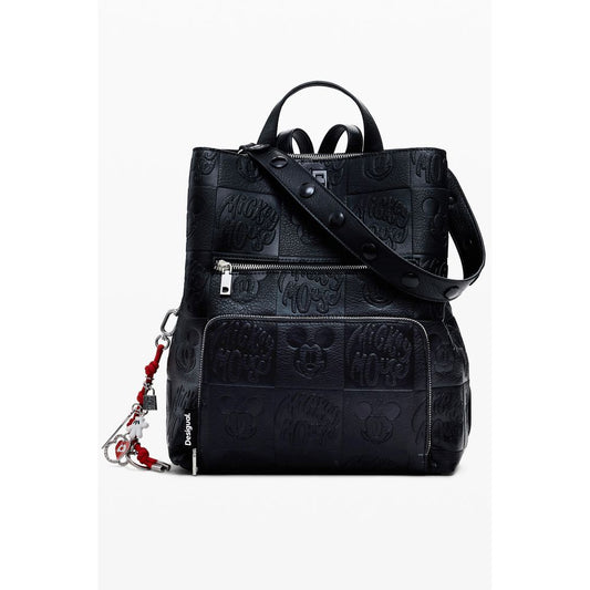Desigual Black Polyethylene Women Backpack DE-39870