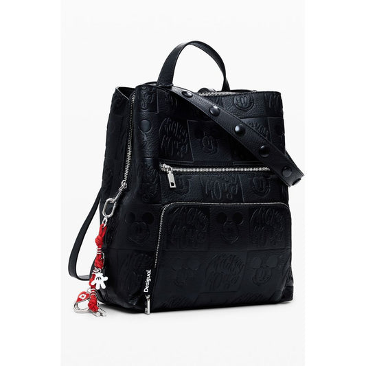 Desigual Black Polyethylene Women Backpack DE-39870