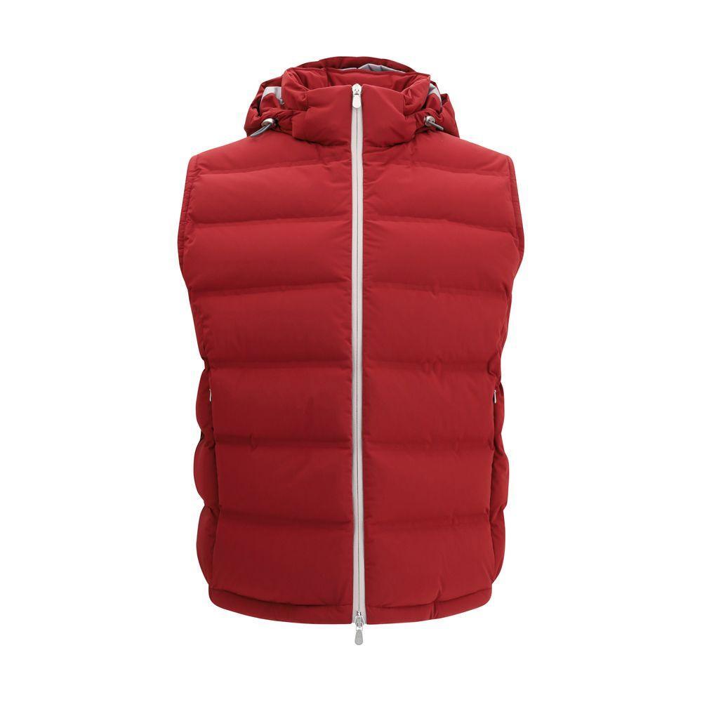 Front view with bag zipped and handles upright.