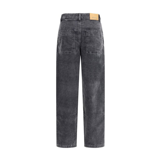 Marant Etoile Ribbed velvet Pants MA-PA0563FAC1G02E01VB-34