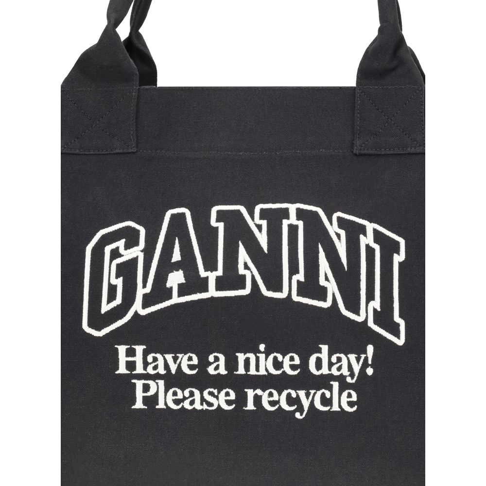 Front view with bag zipped and handles upright.