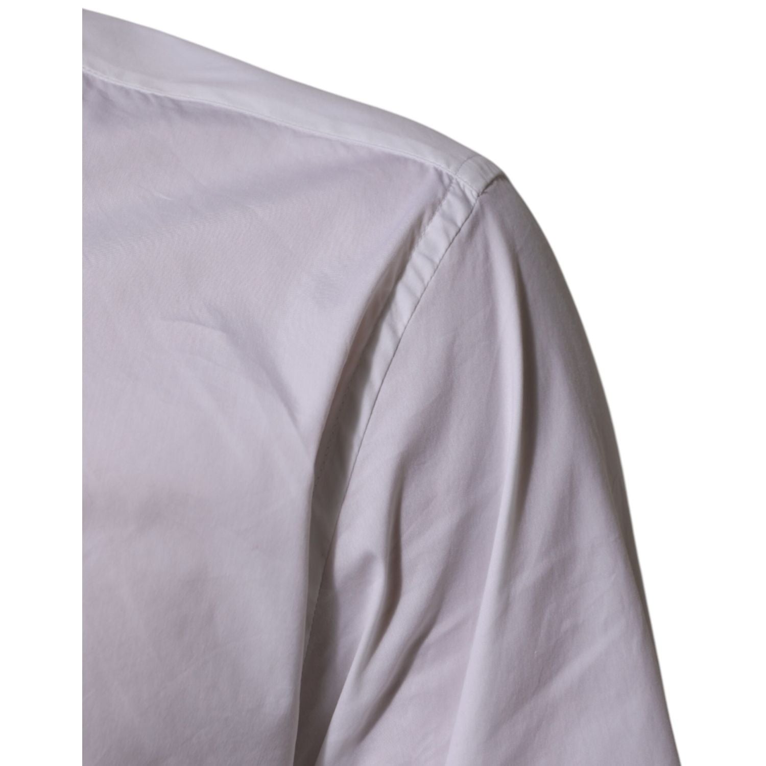 Dolce & Gabbana White Cotton MARTINI Formal Men Dress Shirt