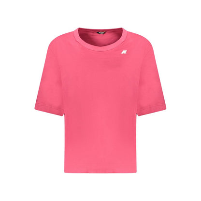 K-WAY Pink Cotton T-Shirt