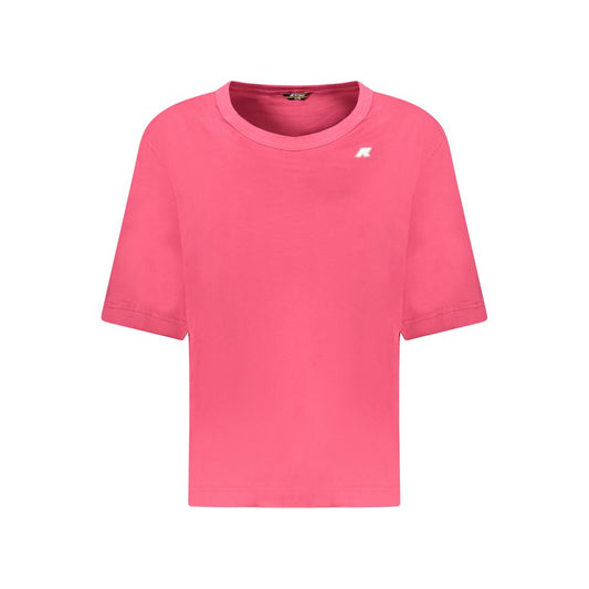 K-WAY Pink Cotton T-Shirt