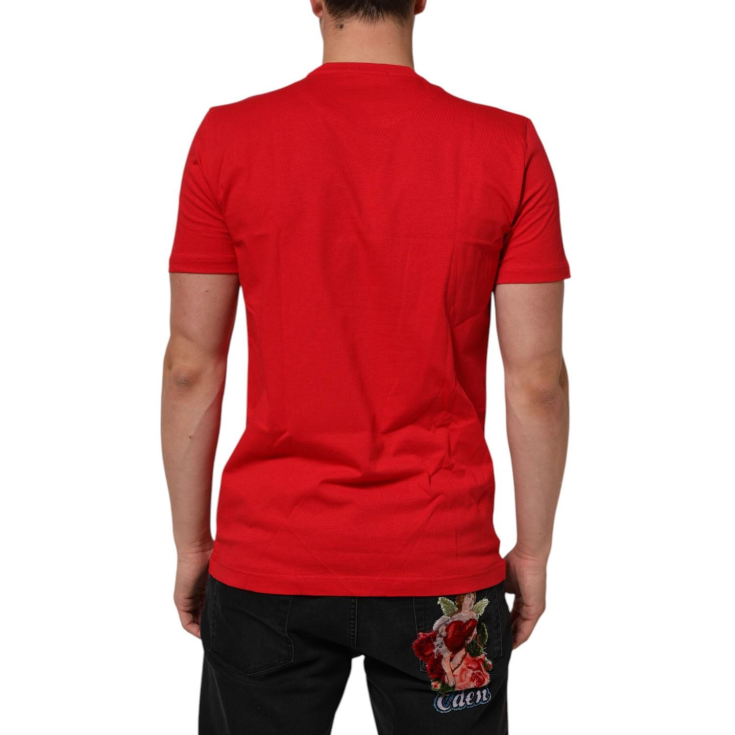 Front view with bag zipped and handles upright.