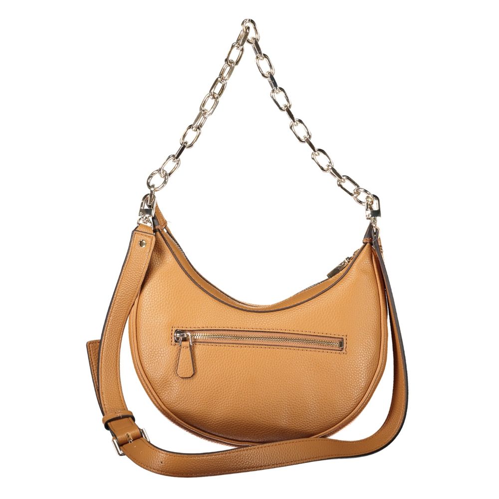 Front view with bag zipped and handles upright.