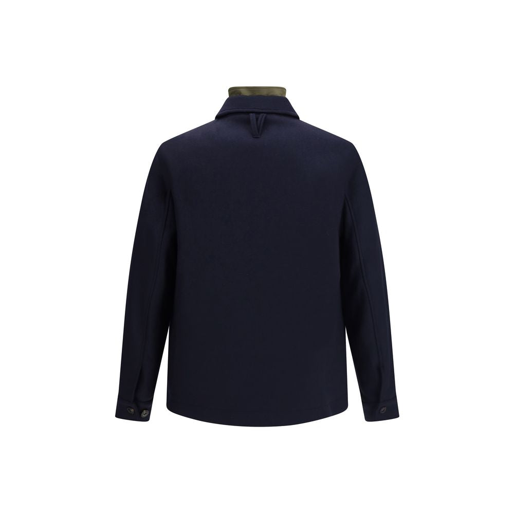Valstar Blue Fleece Wool Coat