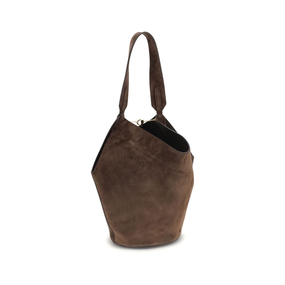 Front view with bag zipped and handles upright.