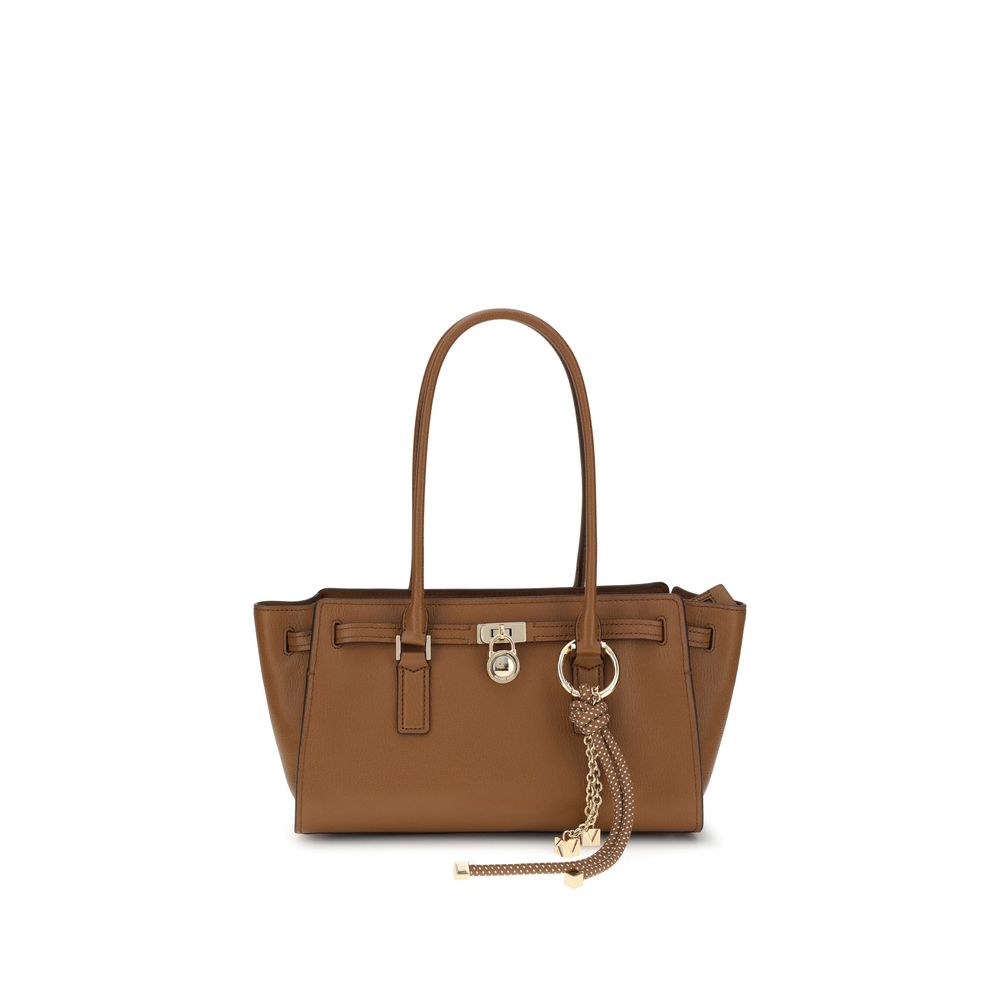 Front view with bag zipped and handles upright.