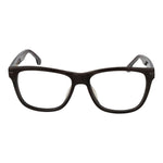 Lozza Brown Men Glasses Frame, full-rim cellulose acetate with demo lenses, size 54-16-145, rectangle style, no spring hinge