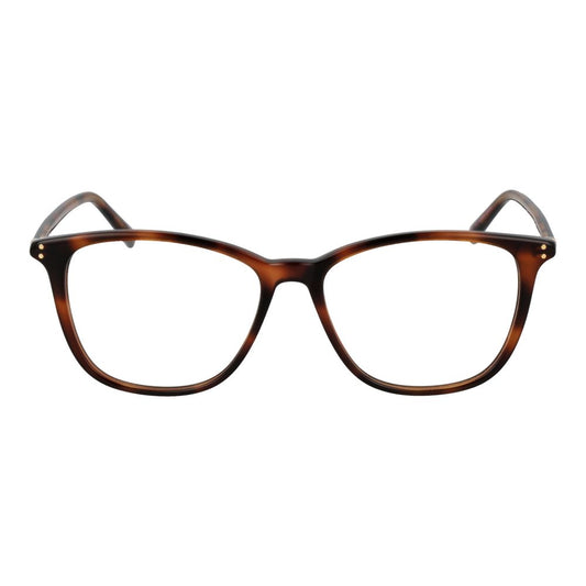 Ted Baker Brown Women Glasses Frame in full-rim square style with acetate material, demo lenses, and no spring hinge, size 52-15-140.