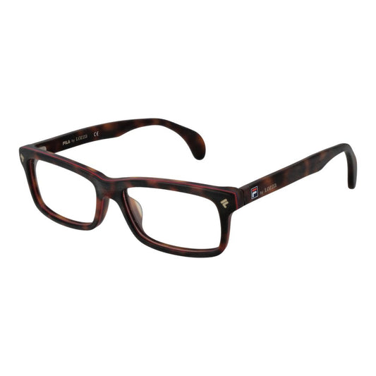 Lozza Brown Men Glasses Frame made of cellulose acetate with full-rim style and rectangle shape. Includes branded case.