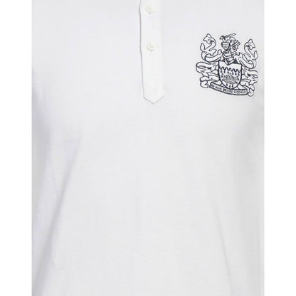 Aquascutum White Cotton Polo Shirt