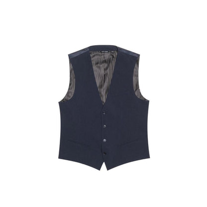 Antony Morato Blue Polyester Waistcoat