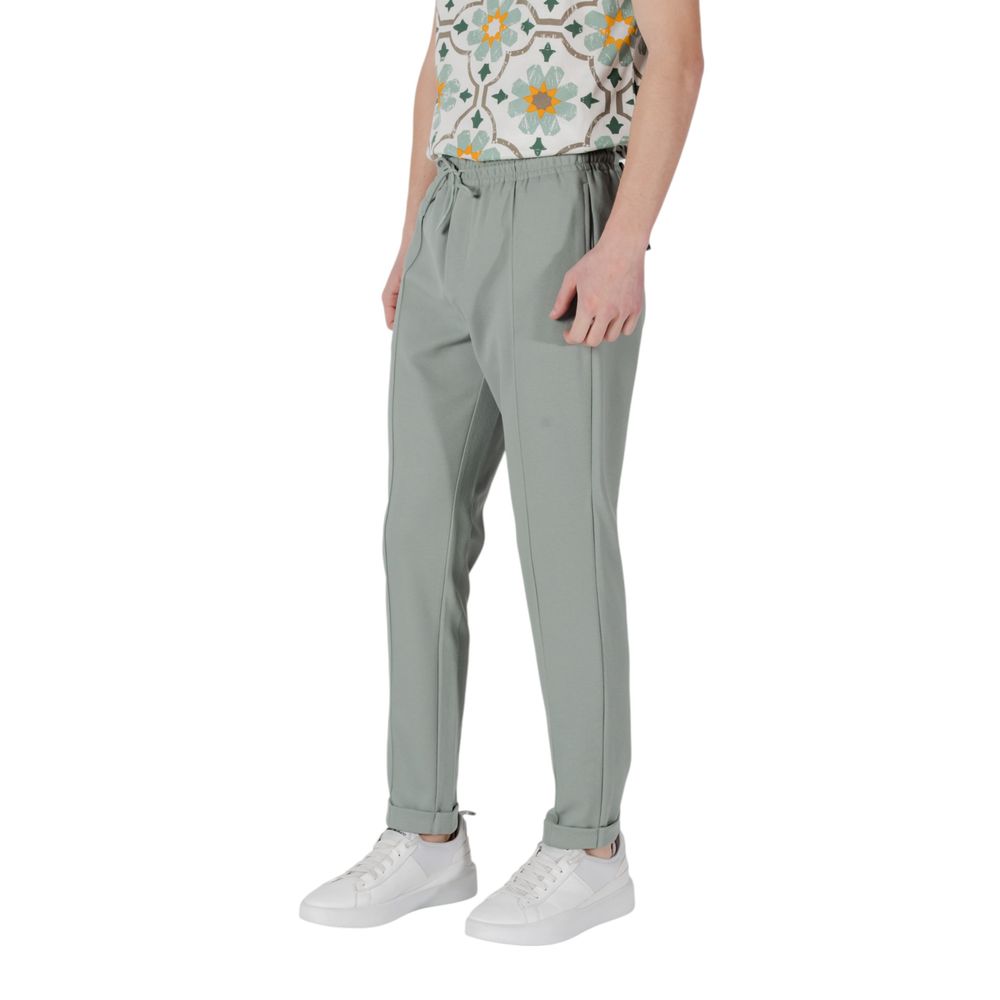 Antony Morato Green Polyester Joggers (Workout Pants)