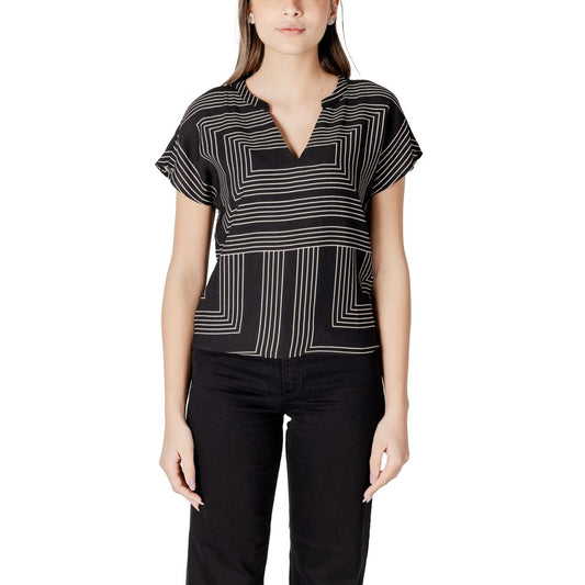 Jacqueline De Yong Black Viscose Sportswear