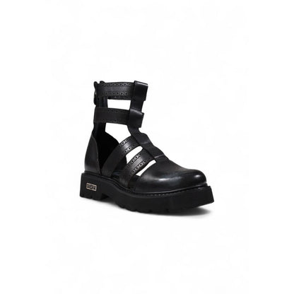 Cult Black Leather Sandals