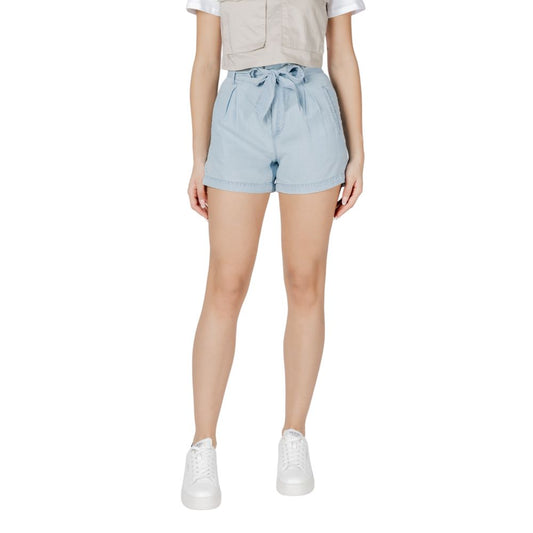 Only Light Blue Lyocell Shorts